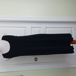 Chico's Traveler Black Tank Dress Size 2 (M 12-14)